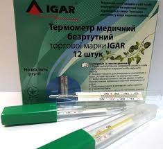 Термометр IGAR мед.б/ртуті футляр